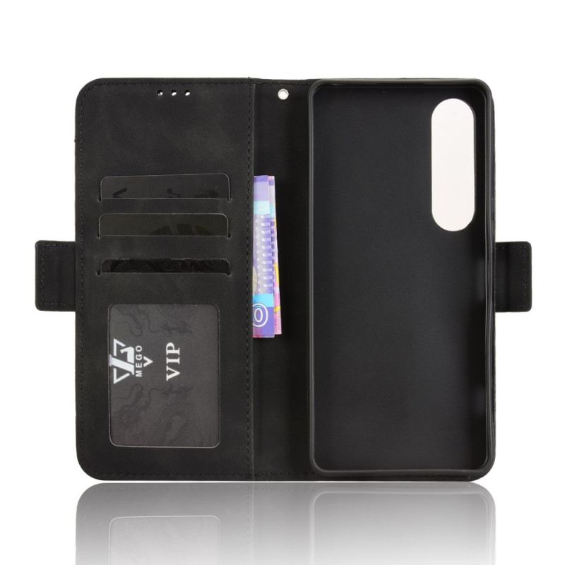 Bőrtok Sony Xperia 1 Vii Többkártyás