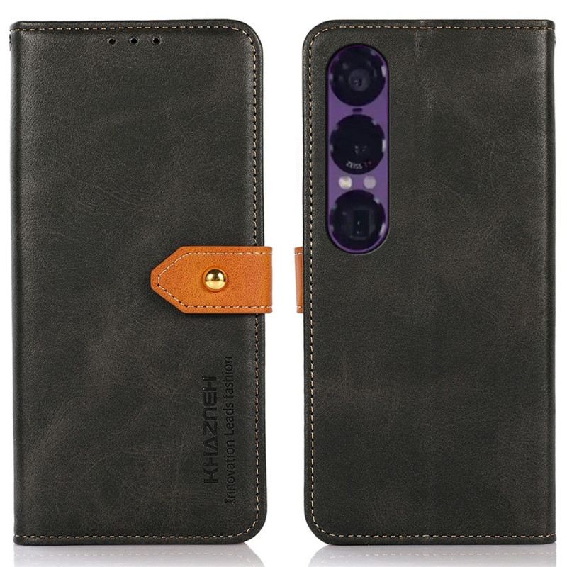 Fliptok Sony Xperia 1 Vii Khazneh Arany Csat