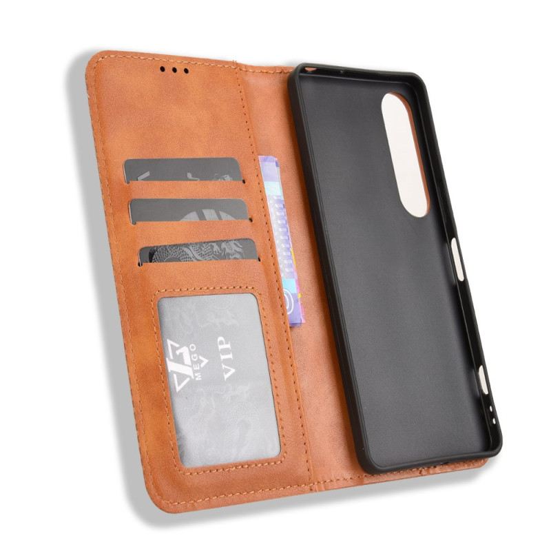 Fliptok Sony Xperia 1 Vii Vintage Szegély