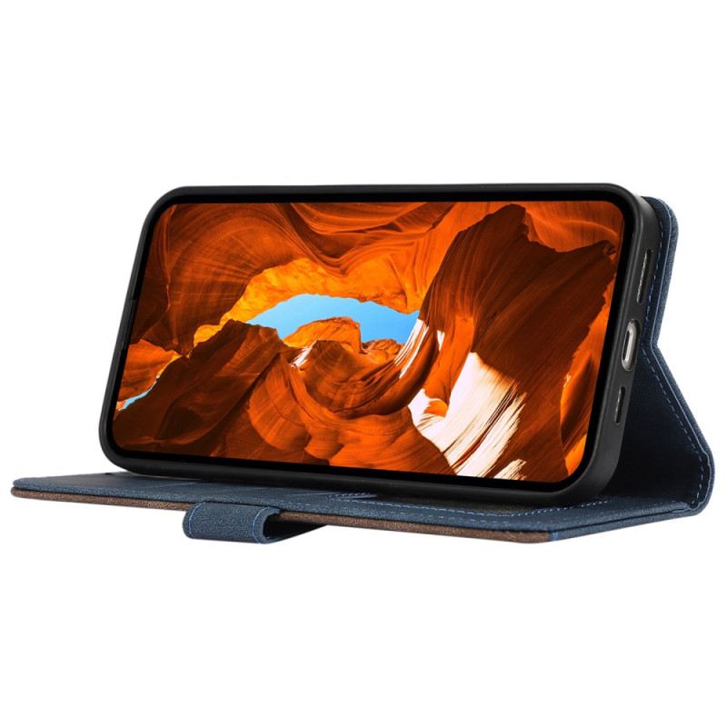 Kinyitható Bőrtok Sony Xperia 1 Vii Abeel Kéttónusú