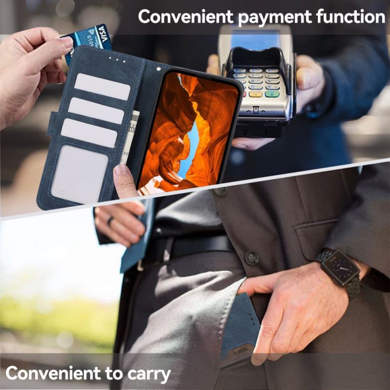 Kinyitható Bőrtok Sony Xperia 1 Vii Abeel Kéttónusú