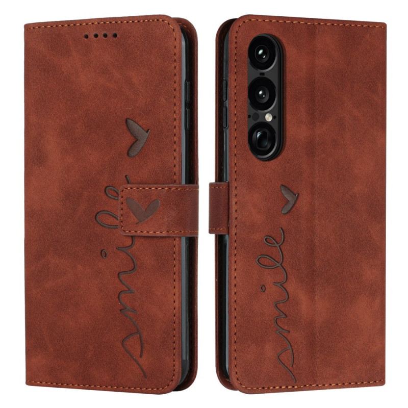 Kinyitható Tokok Sony Xperia 1 Vii Mosoly