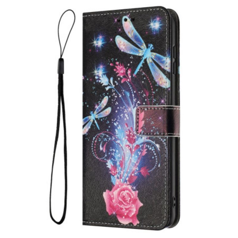 Kinyitható Tokok Sony Xperia 1 Vii Szitakötők