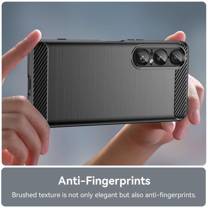 Tok Sony Xperia 1 Vii Szálcsiszolt Karbon