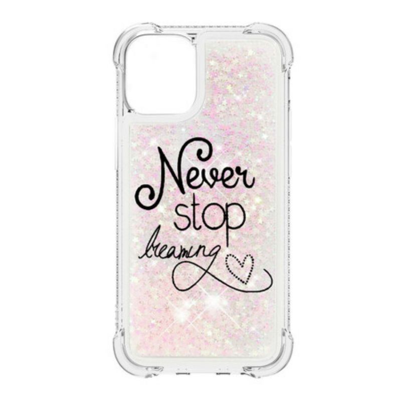 Telefontok iPhone 13 Pro Soha Ne Hagyd Abba A Glitter Álmodozását