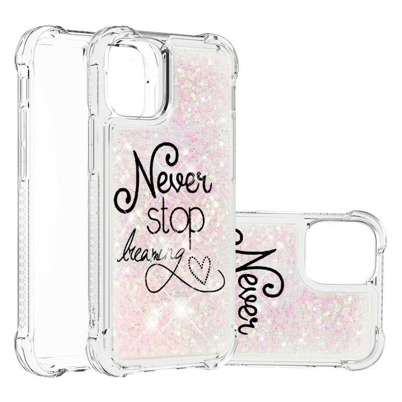 Telefontok iPhone 13 Pro Soha Ne Hagyd Abba A Glitter Álmodozását