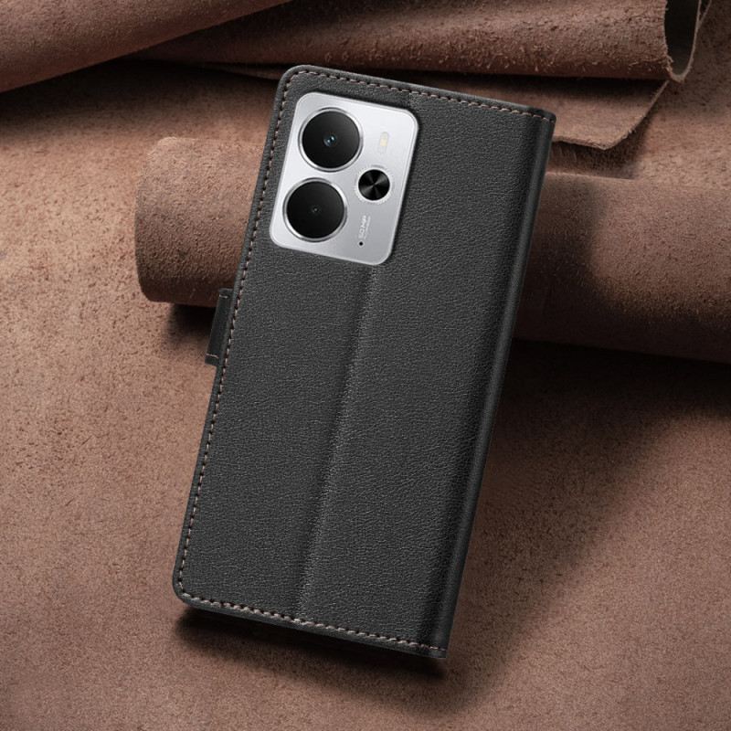 Bőrtok Realme 14 5g Binfen Rfid Blokkoló Szín