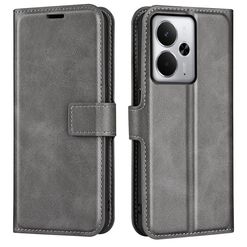 Bőrtok Realme 14 5g Bőr Stílusú