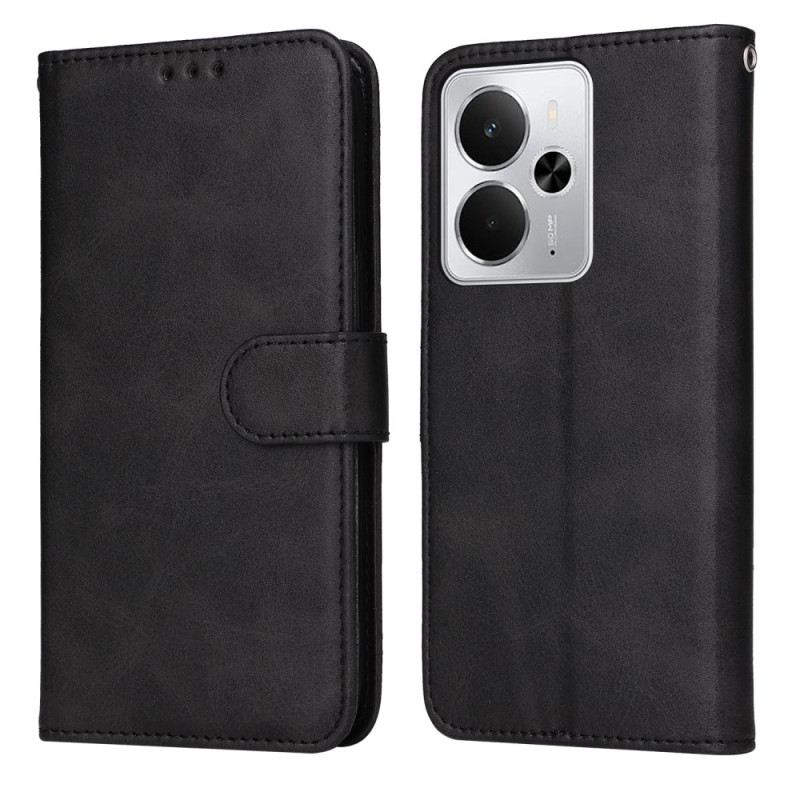 Bőrtok Realme 14 5g Egyszínű