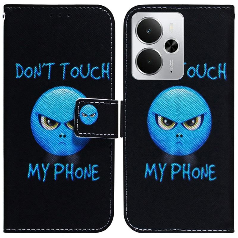 Bőrtok Realme 14 5g Emoji Telefon