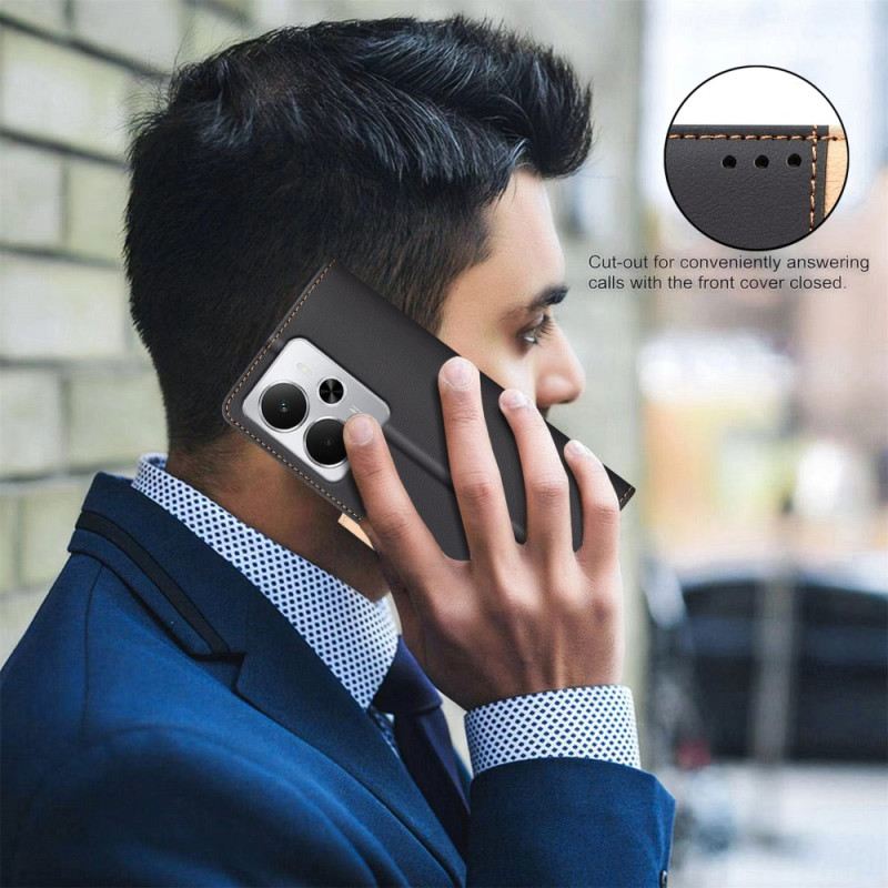 Bőrtok Realme 14 5g Kétszínű Binfen Szín