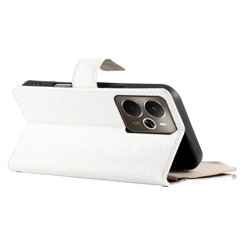 Bőrtok Realme 14 5g Kétszínű Pánttal