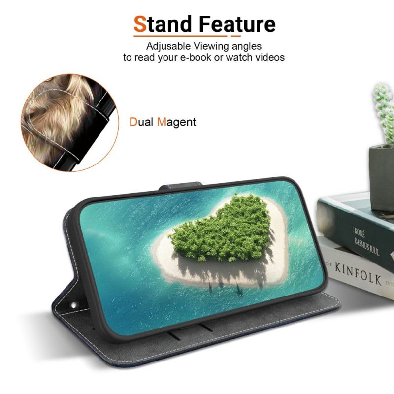 Bőrtok Realme 14 5g Oroszlánfej Minta