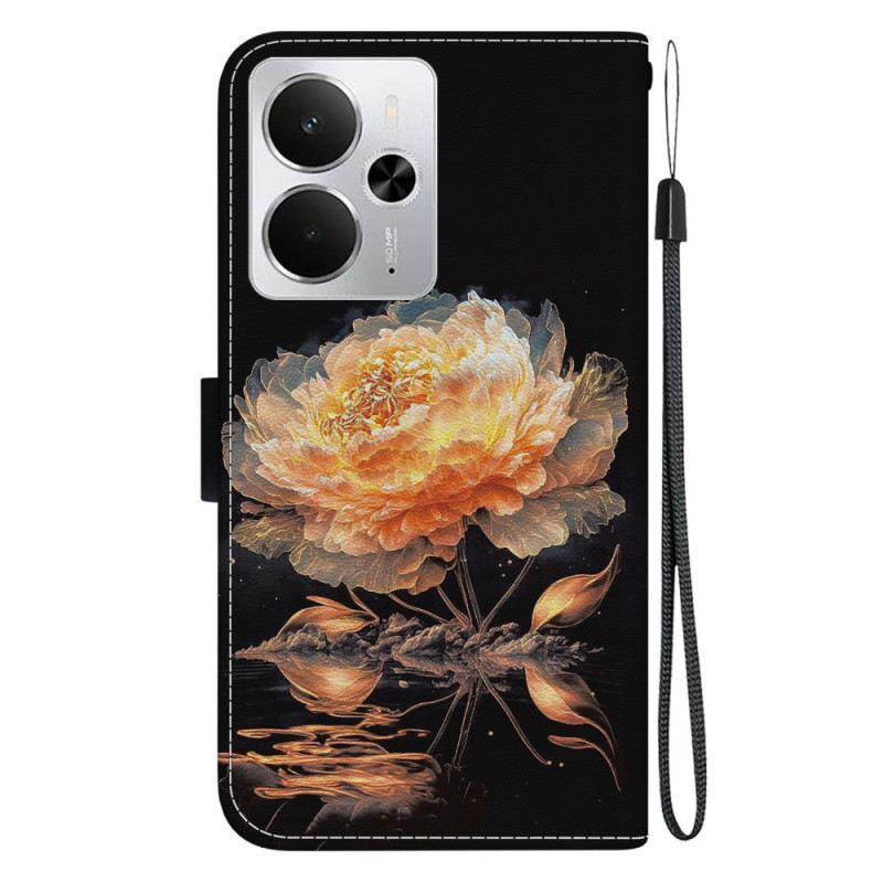 Fliptok Realme 14 5g Arany Bazsarózsa