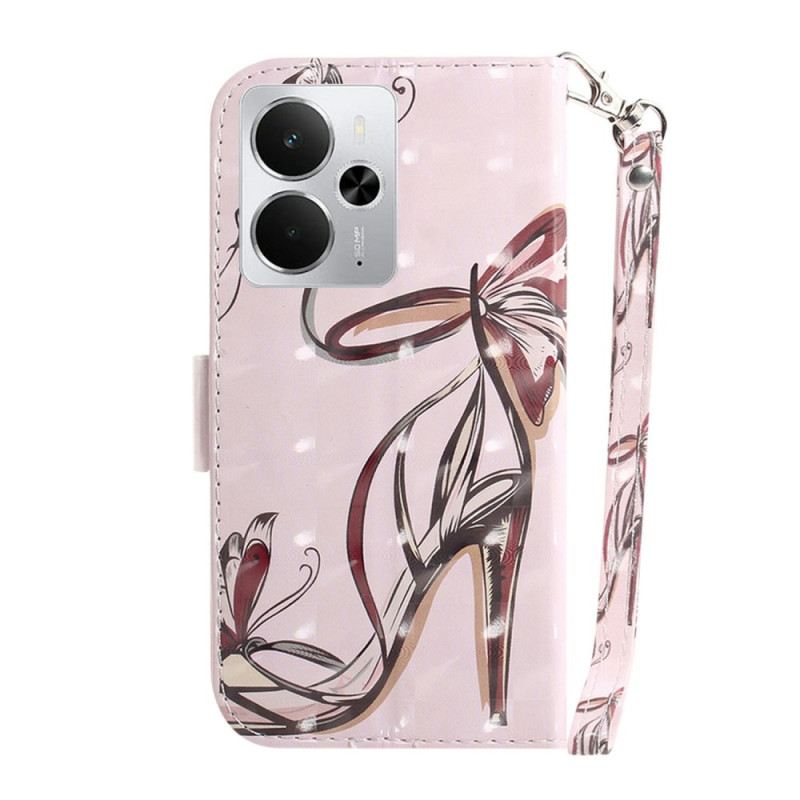 Fliptok Realme 14 5g Magassarkú Cipő Nyakpánttal