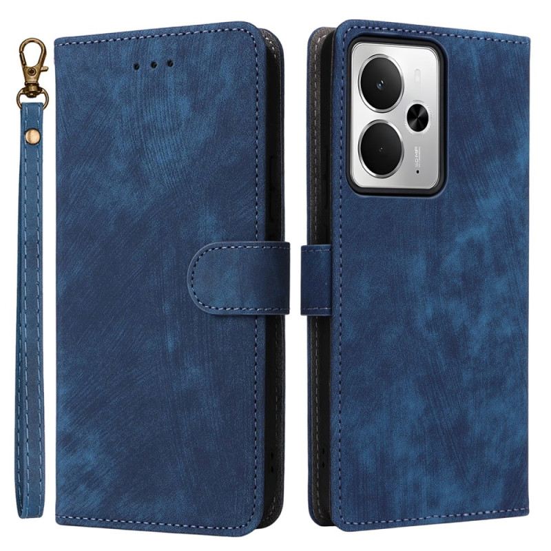 Fliptok Realme 14 5g Rfid Védelemmel Ellátott Velúr Hatású