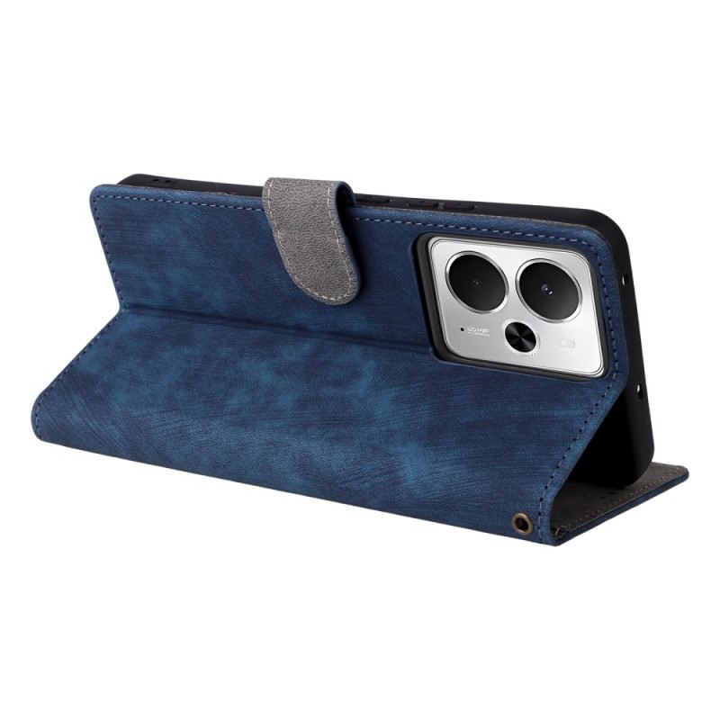 Fliptok Realme 14 5g Rfid Védelemmel Ellátott Velúr Hatású