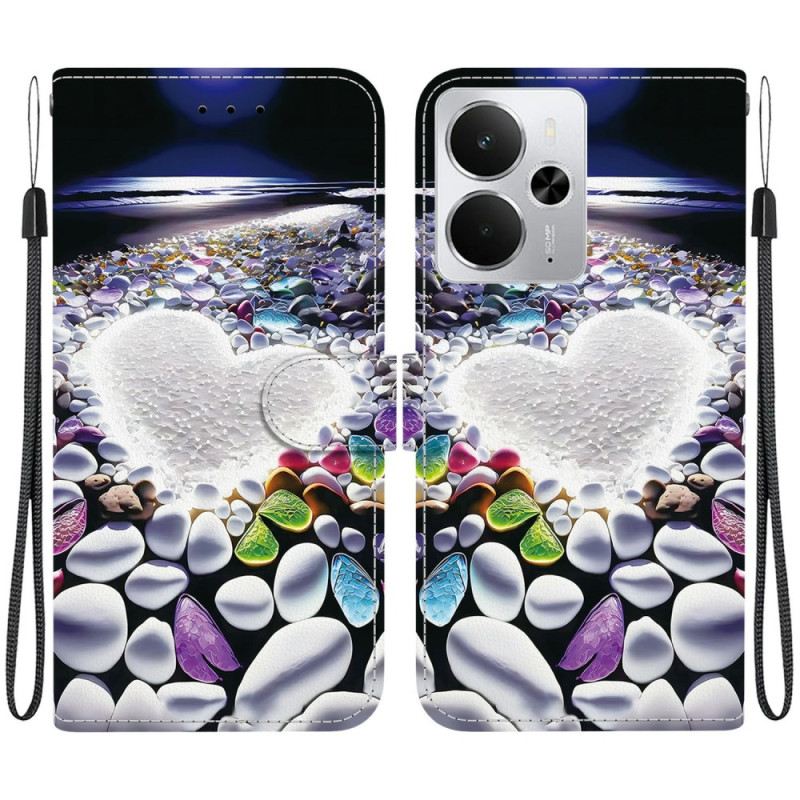 Fliptok Realme 14 5g Szívminta