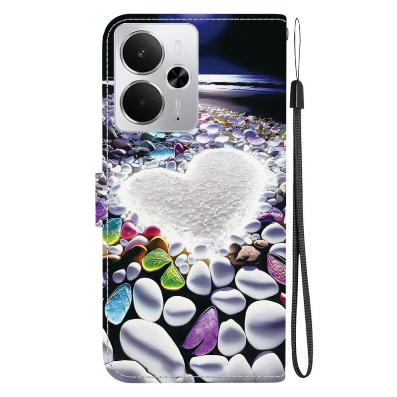 Fliptok Realme 14 5g Szívminta