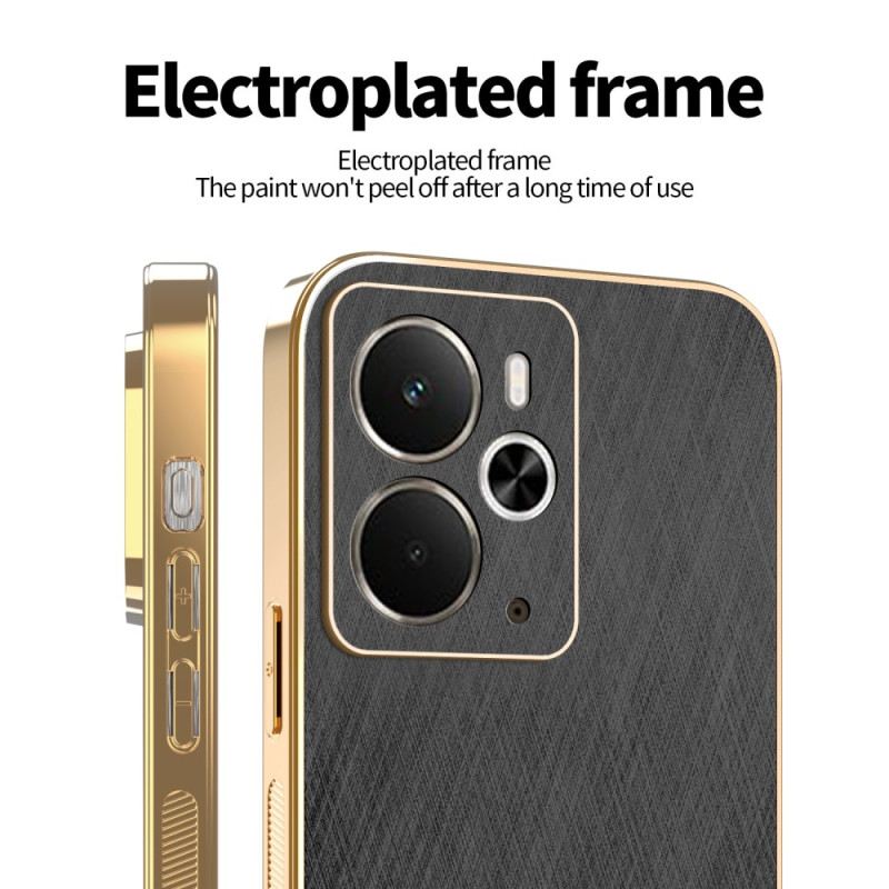 Mobiltelefon Tokok Realme 14 5g Kadem Bőrhatású