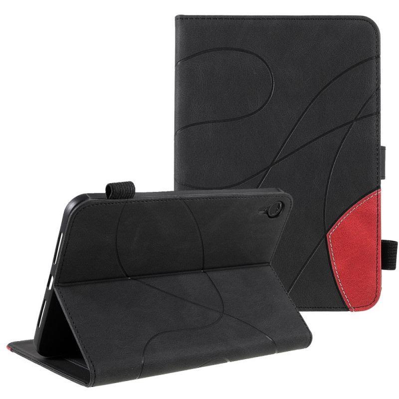 Fliptok / Bőrtok iPad Mini 6 (2021) Kétszínű Tervezés