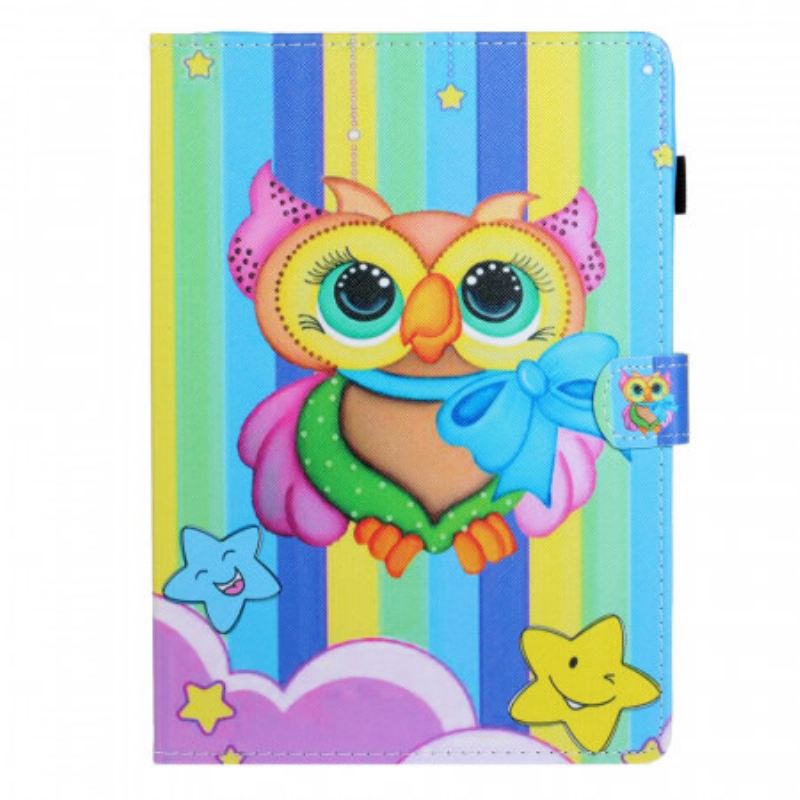 Fliptok / Bőrtok iPad Mini 6 (2021) Tarka Bagoly