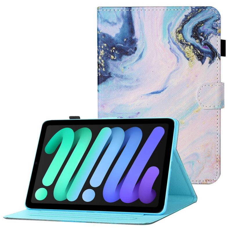 Kinyitható Tokok iPad Mini 6 (2021) Márvány Változat