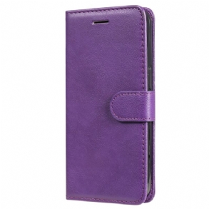 Bőrtok Realme Note 60x Egyszínű Műbőr