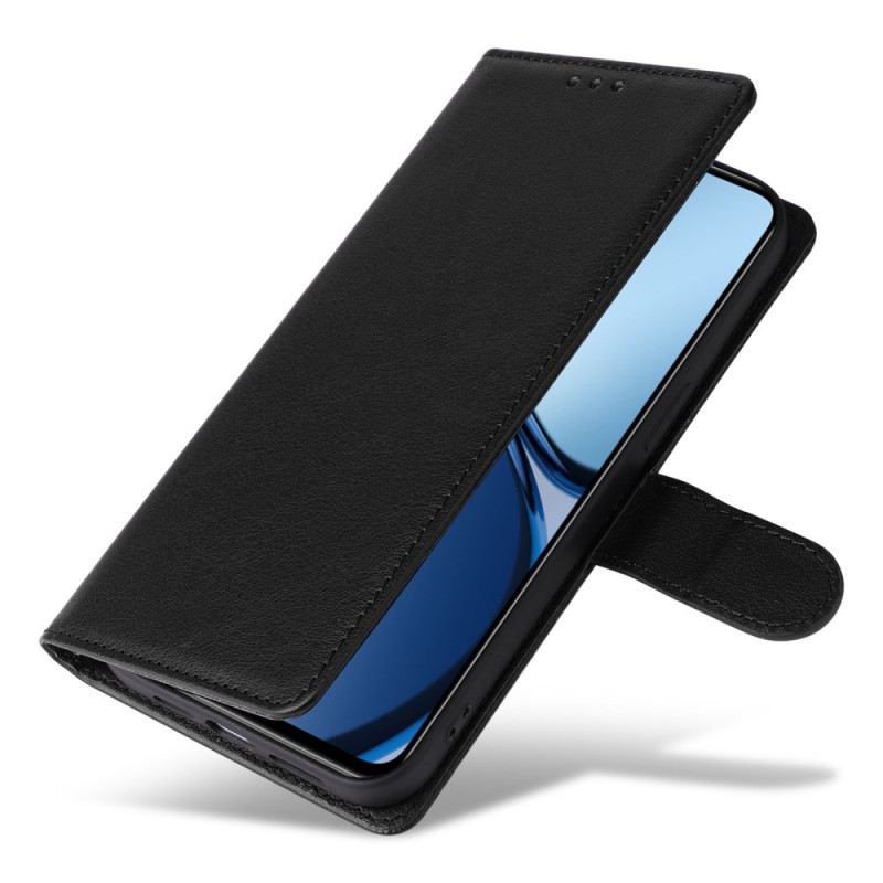 Bőrtok Realme Note 60x Egyszínű Műbőr