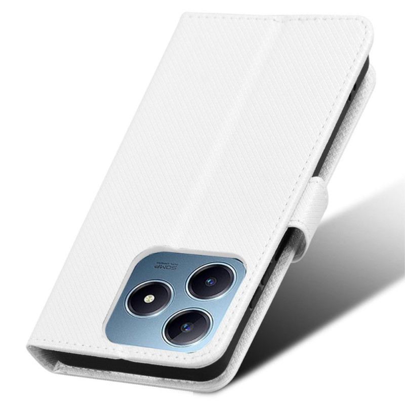 Bőrtok Realme Note 60x Pöttyös Pánt