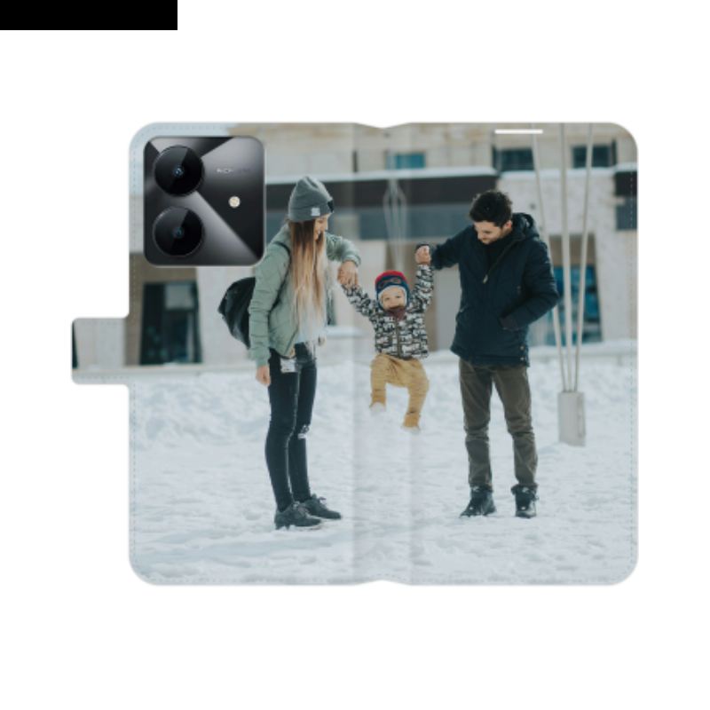 Bőrtok Realme Note 60x Trendi