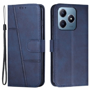 Bőrtok Realme Note 60x Üzleti Stílus