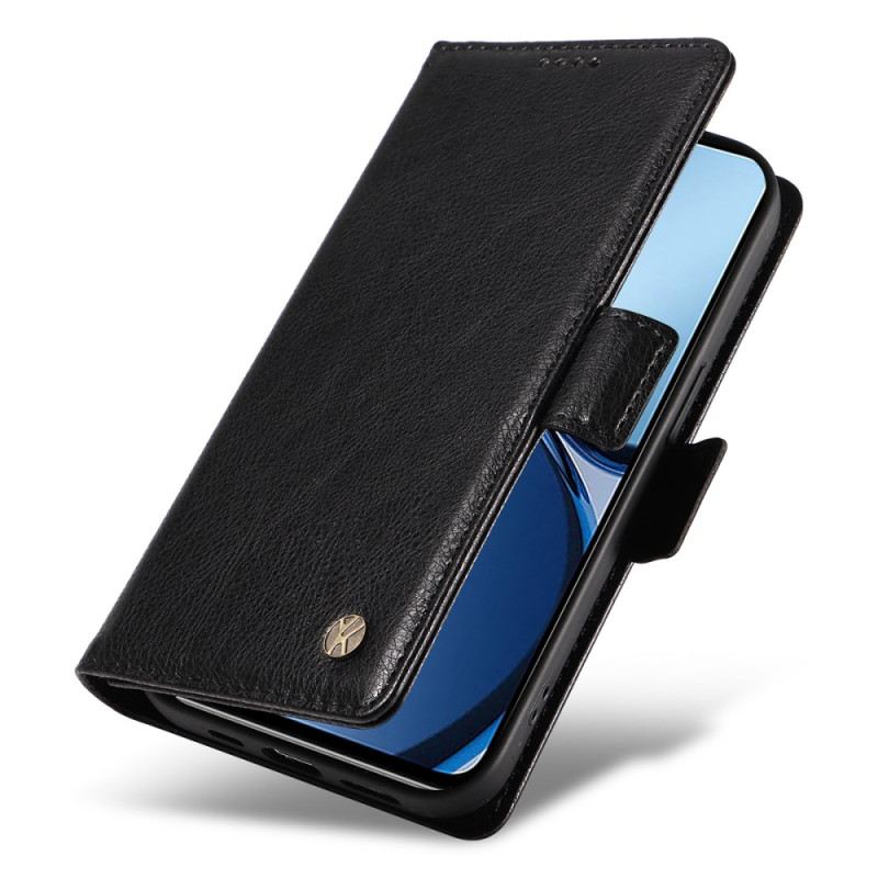 Bőrtok Realme Note 60x Vintage Yikatu