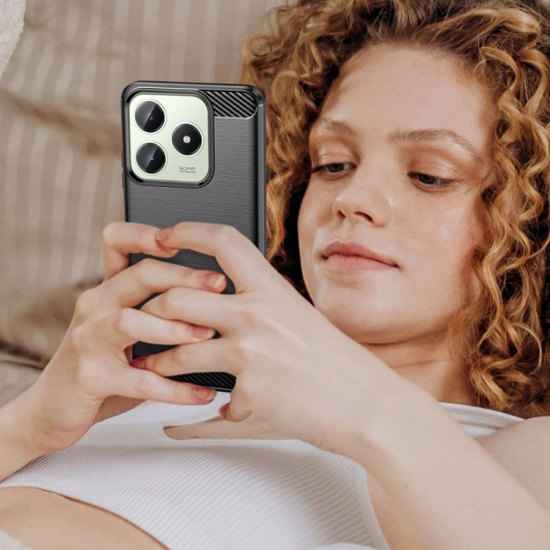 Tok Realme Note 60x Szálcsiszolt Szénszálas