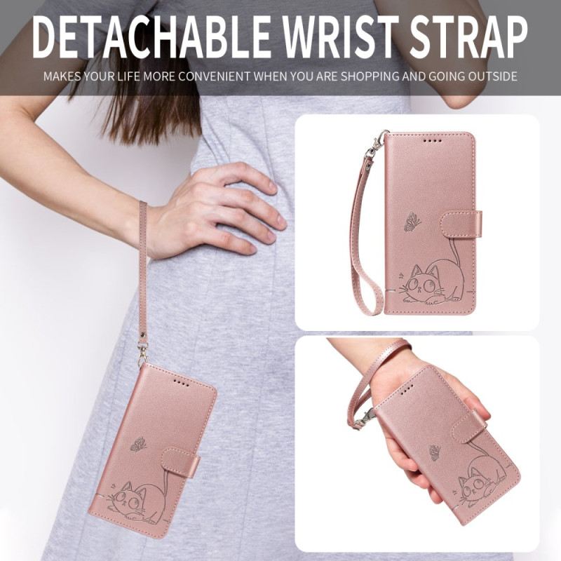 Bőrtok Huawei Pura 80 Ultra Macska És Grafika