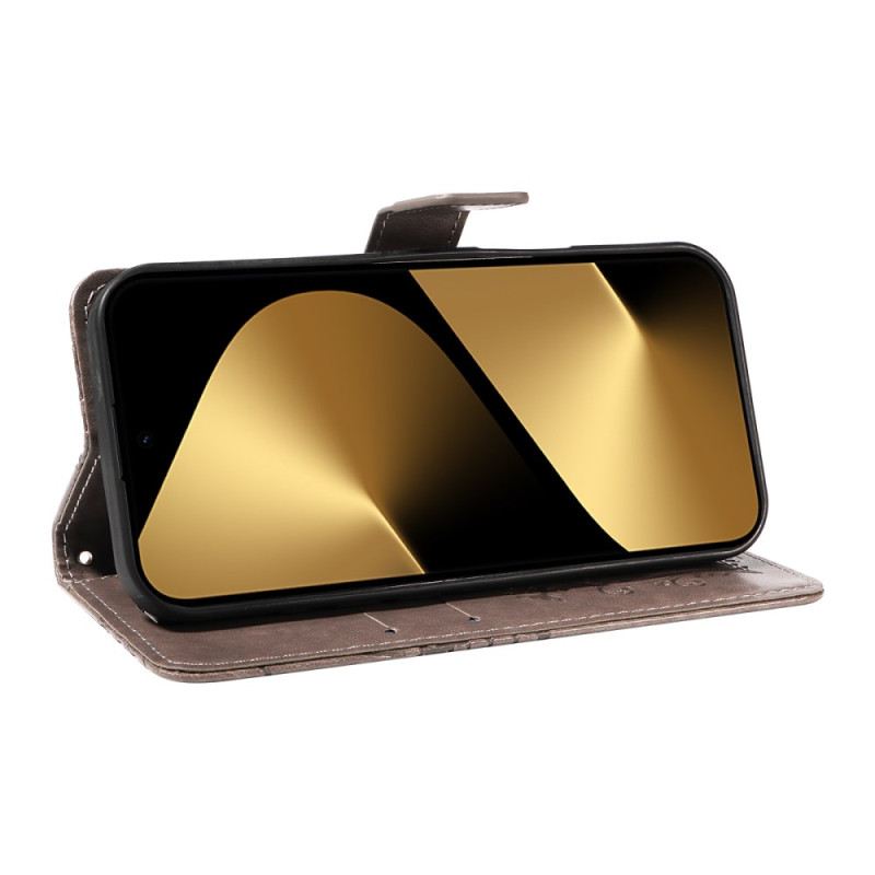 Kinyitható Bőrtok Huawei Pura 80 Ultra Nagy Pillangók