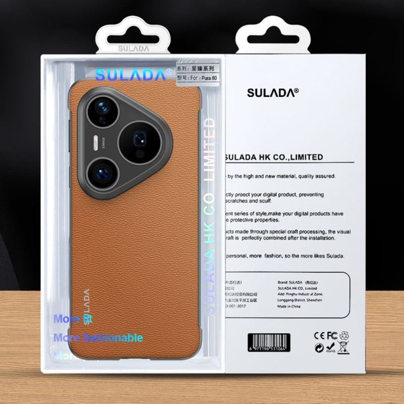 Tok Huawei Pura 80 Ultra Valódi Sulada Bőr