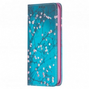 Fliptok iPhone 11 Bőrtok Virágzó Ágak