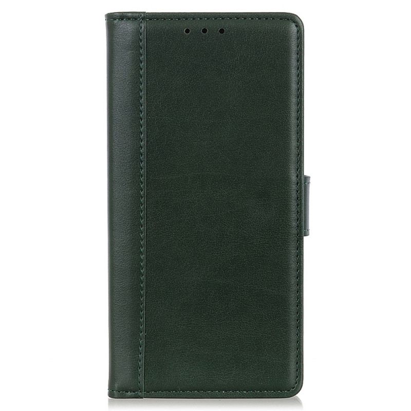 Fliptok / Bőrtok Samsung Galaxy S22 Ultra 5G Stílusos Bőr Elegancia