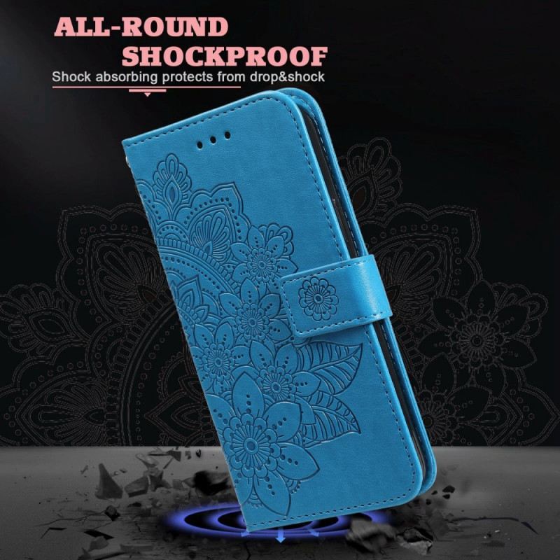 Kinyitható Tokok Samsung Galaxy S22 Ultra 5G Virág Mandala