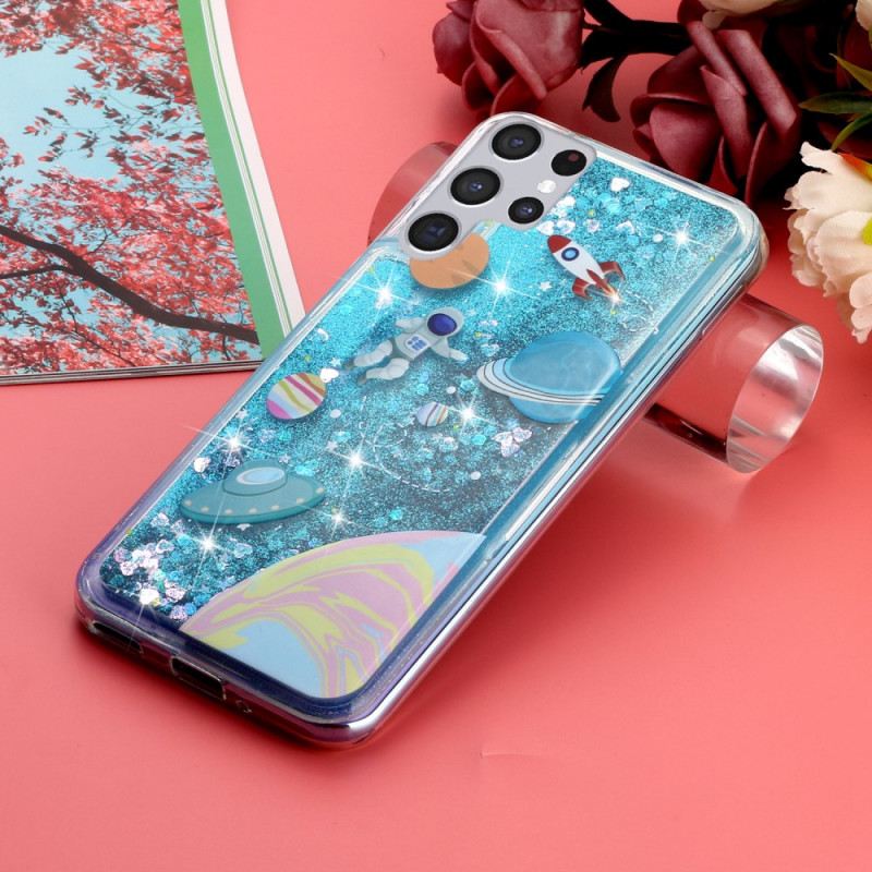 Tok Samsung Galaxy S22 Ultra 5G Űr Flitterek
