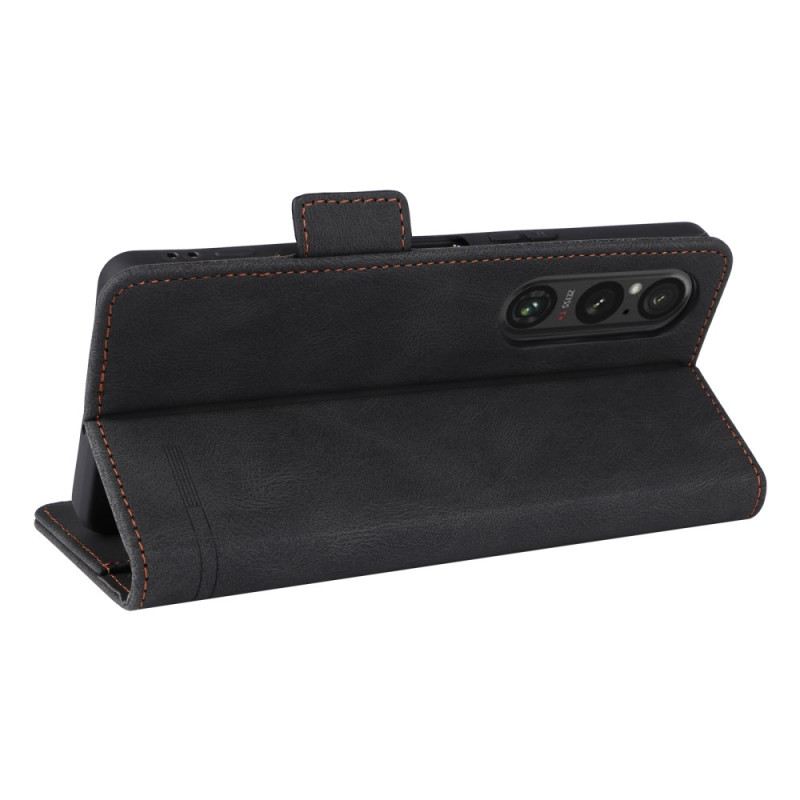 Bőrtok Sony Xperia 1 Vi Retro Design