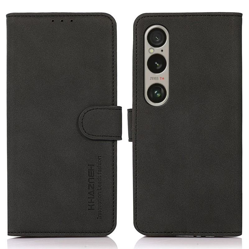 Bőrtok Sony Xperia 1 Vi Retro Stílusú Khazneh