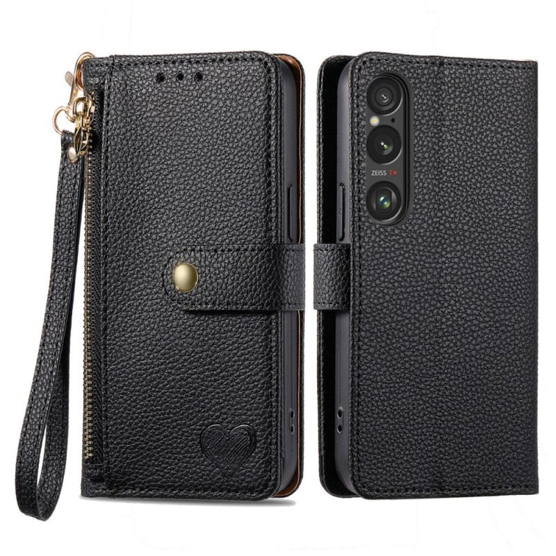 Bőrtok Sony Xperia 1 Vi Rfid Blokkolás És Pénztárca