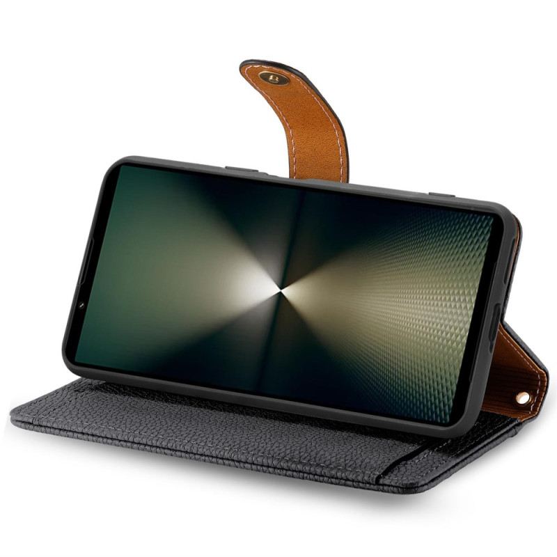 Bőrtok Sony Xperia 1 Vi Rfid Blokkolás És Pénztárca