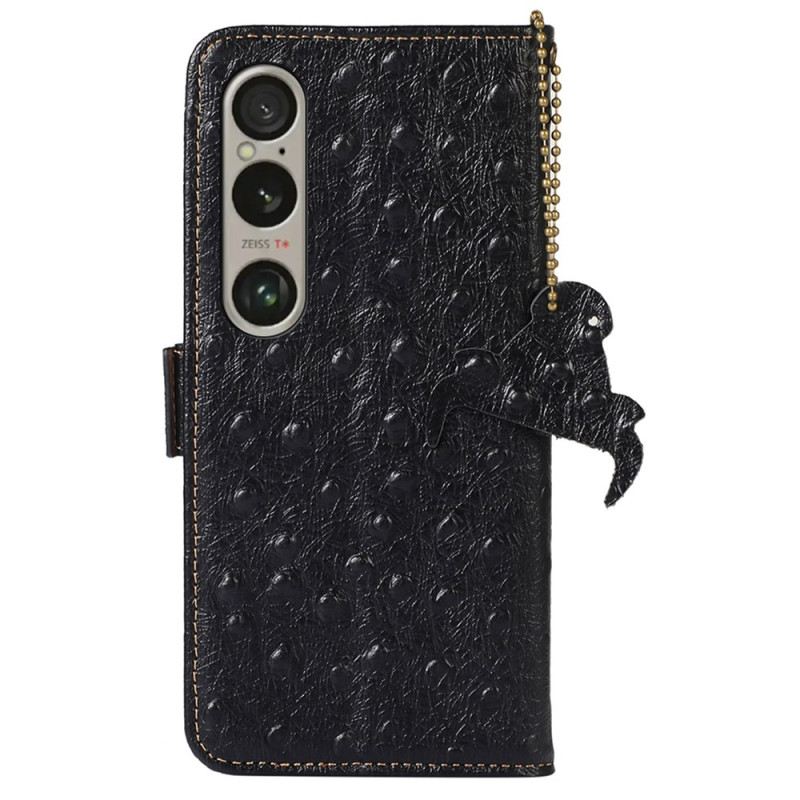 Bőrtok Sony Xperia 1 Vi Rfid Kártyatartó