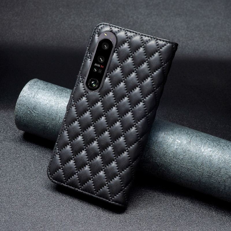 Bőrtok Sony Xperia 1 Vi Steppelt Binfen Szín