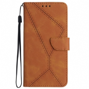 Fliptok Sony Xperia 1 Vi Csíkos Vonalak És Pontok