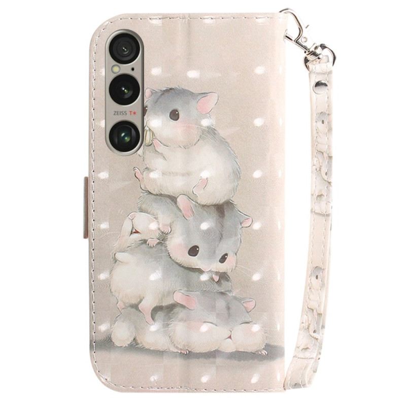 Fliptok Sony Xperia 1 Vi Szíjjal Ellátott Hörcsögök