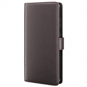 Fliptok Sony Xperia 1 Vi Valódi Bőr